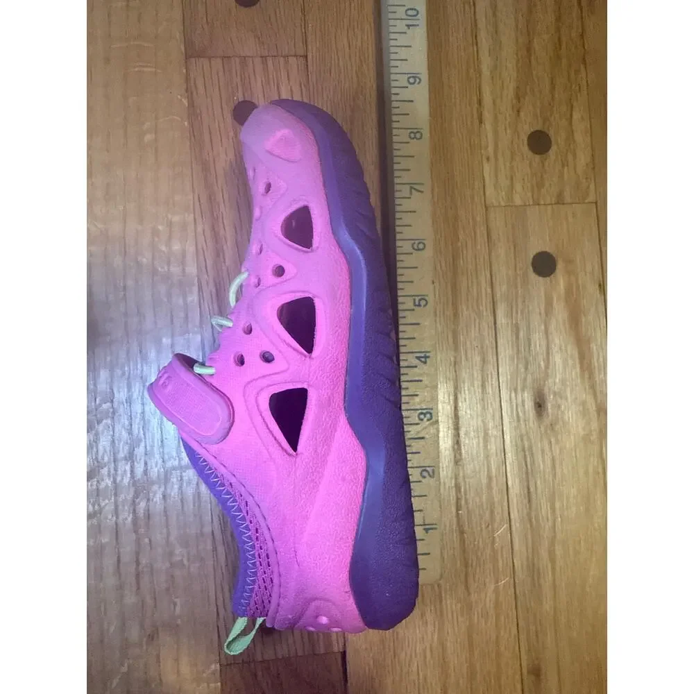 Crocs Swiftwater Play Shoes Pink/Lime/Yellow Kids Sz C12